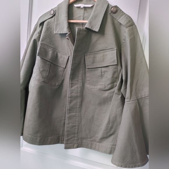 Rachel Roy Army Green Jacket ~ Size 16W - Picture 2 of 11